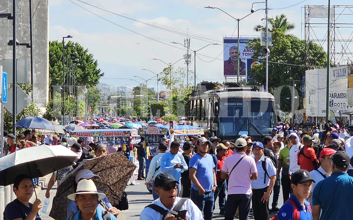 SNTE MANIFESTACION AVENIDA